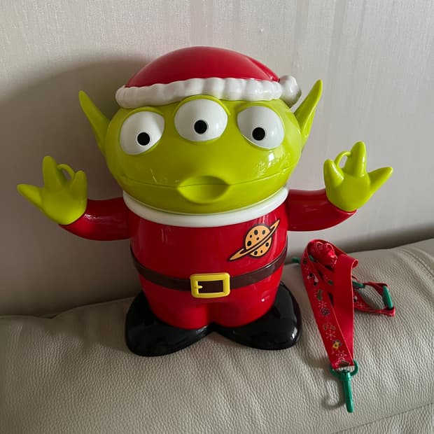 도쿄디즈니리조트 크리스마스 한정판 토이스토리 알린 팝콘통