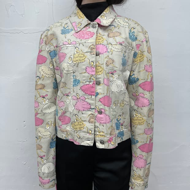 2001 SS 블루마린 발레리나 비즈 자켓