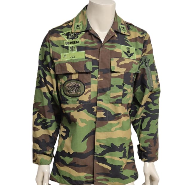 육군 구형 특수임무여단 중사 후기형 하계 전투복 상의 자켓 (M)