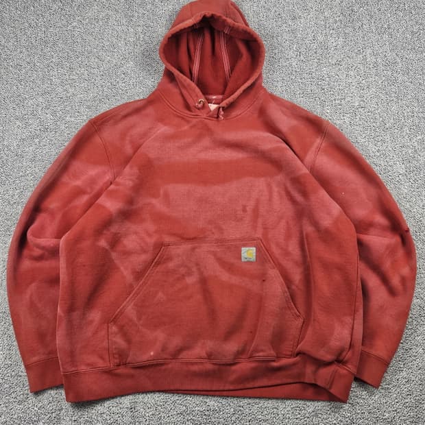 칼하트 다잉 워시드 커스텀 스웻 후드 티셔츠 ( 2XL ) / 10135