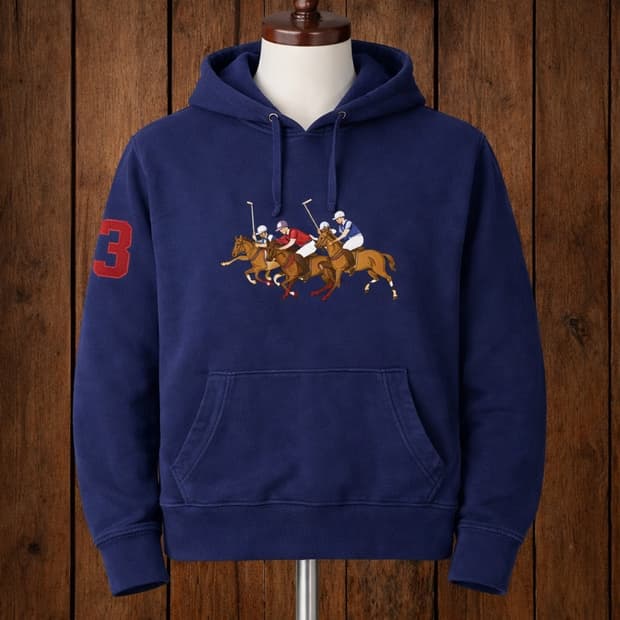 폴로 트리플 포니3 후드집업