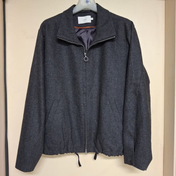 [2] 아워셀브스 파인울 릴렉스드 블루종 차콜 그레이