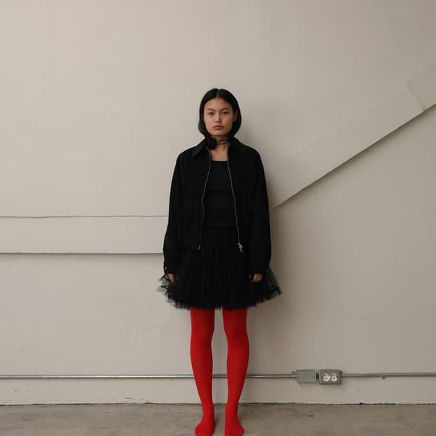 르콩 스웨이드 블루종 블랙