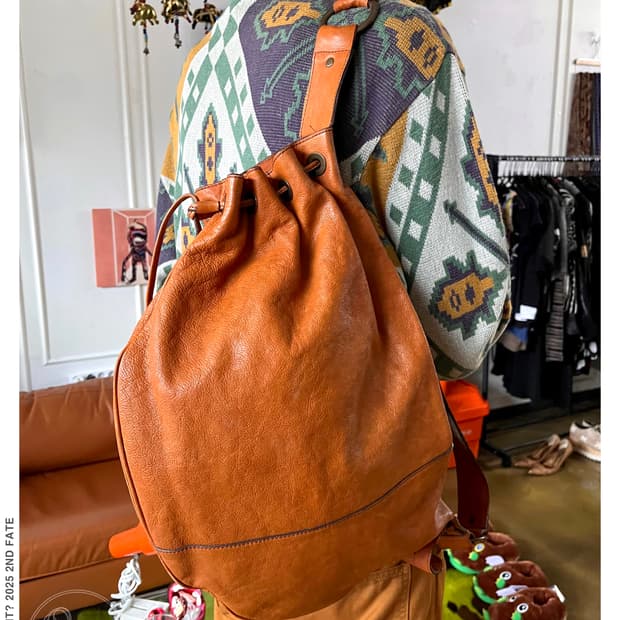 REAL MIND Japan Cowhide Old Sling Bag