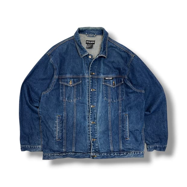 90s 메카 진스 Mecca 오버사이즈 트러커 데님 자켓 (2XL) 