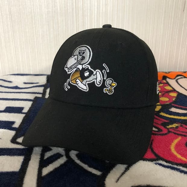 NFL 뉴에라 오클랜드레이더스X스누피 콜라보 모자/볼캡
