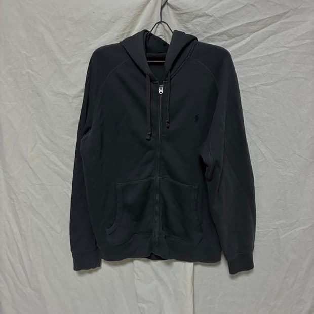 폴로 나그랑 후드집업 차콜 XXL