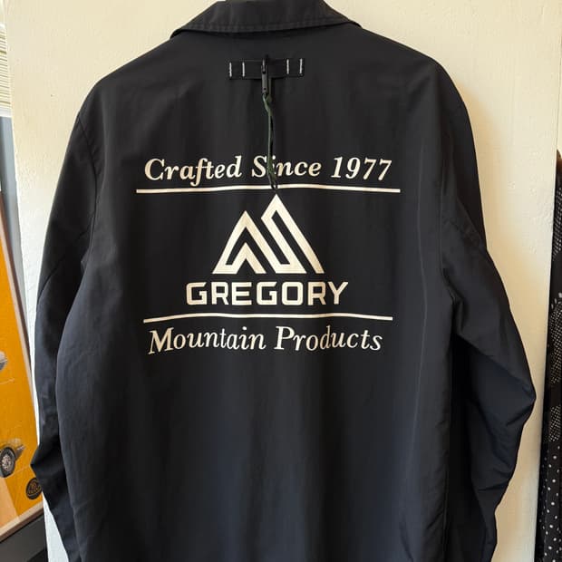 GREGORY 코치 자켓 블랙 XL