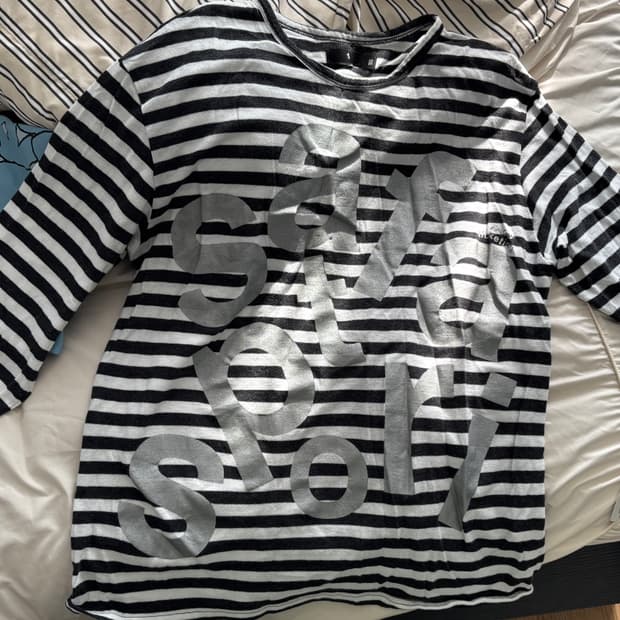 사파리스팟 스트라이프 긴팔 티셔츠(1size)