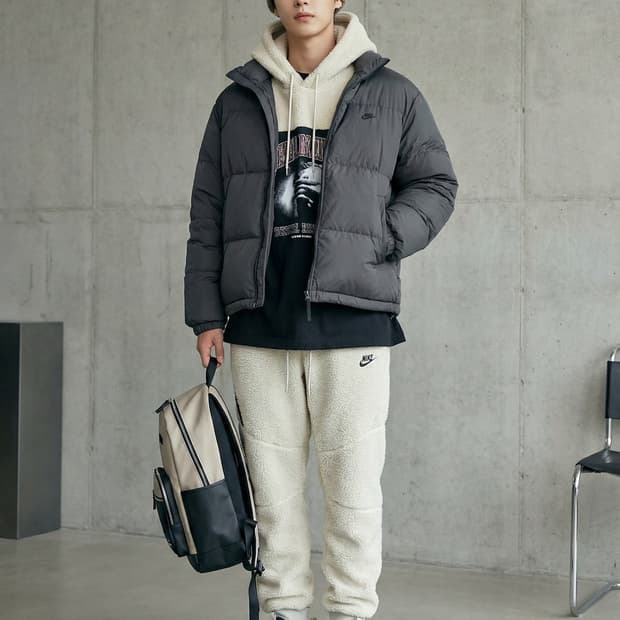 나이키 윈터라이즈 쉐르파 테크 플리스 조거 팬츠