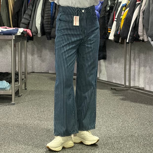 빈티지 스트라이프 와이드 팬츠 B4094