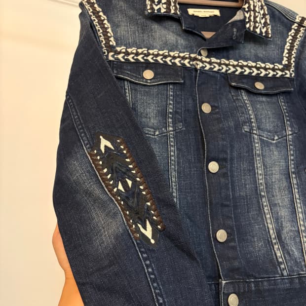 이자벨마랑 h&m 콜라보 걸스 데님자켓