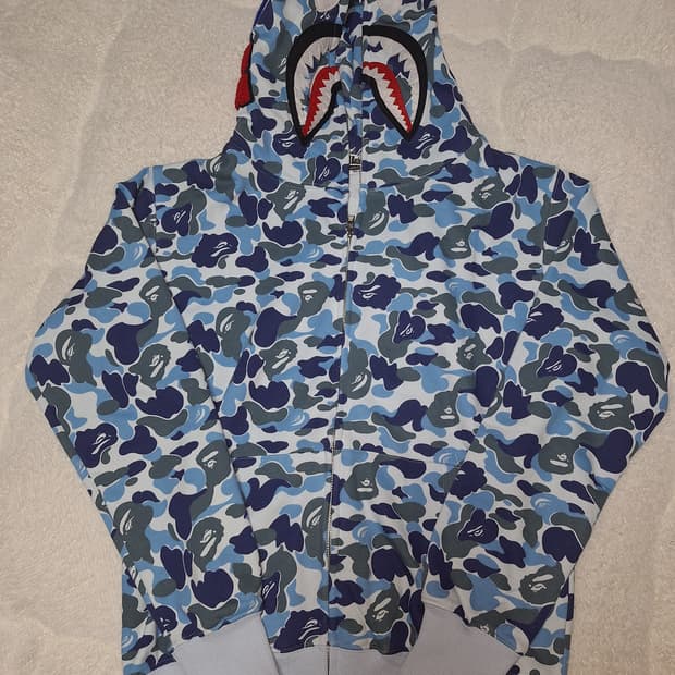 베이프 ABC 카모 샤크 후드