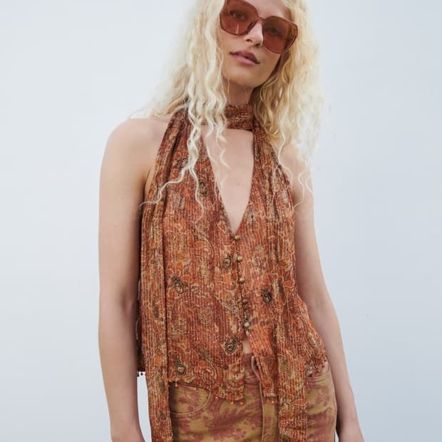 Zara 홀터넥 나시