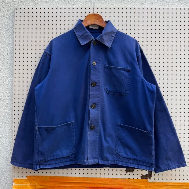 1970s FRIENDSHIP INDIGO BLUE 빈티지 프렌치워크자켓