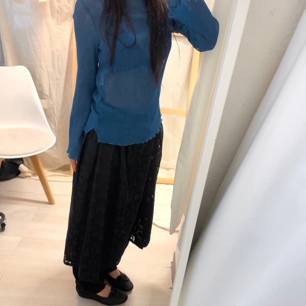 Pleats mash top