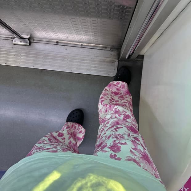 누아누 플로럴 팬츠