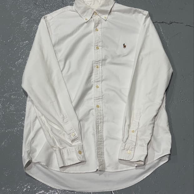 폴로랄프로렌(PoloRalphLauren) 옥스퍼드 화이트 셔츠