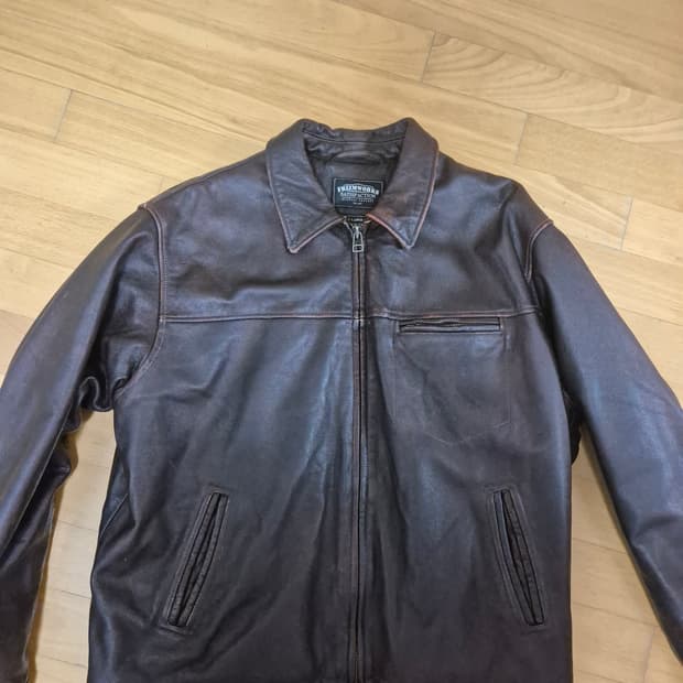 프리즘 웍스 Destroyed cowhide 가죽자켓 