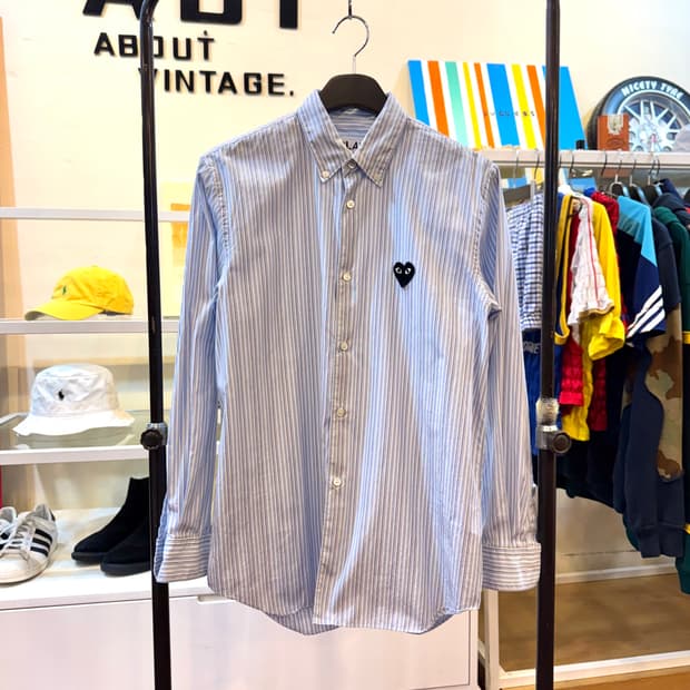 정품 꼼데가르송 셔츠M