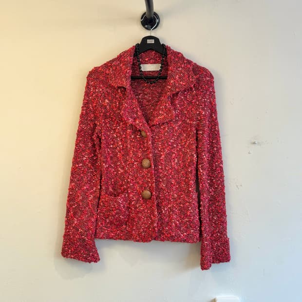 스칼렛 트위드 가디건 자켓