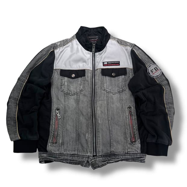 100 FUBU 후부 레이싱 데님 자켓