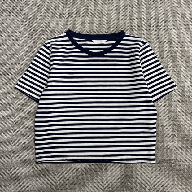 자라 단가라 크롭 티셔츠 v4150
