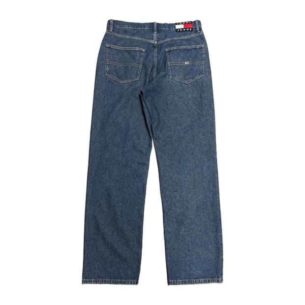 타미진(Tommy Jeans) 라이트블루컬러 플래그 5P 배기 데님 팬츠