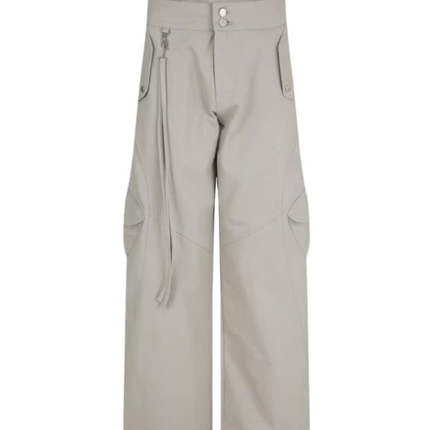 카시코 미드라이즈 카고 팬츠 베이지M