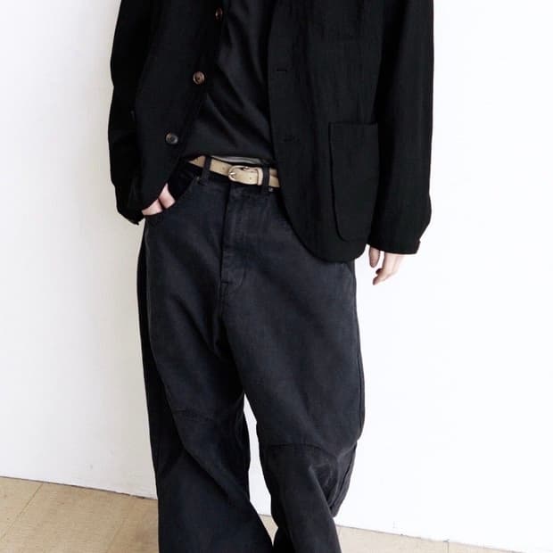 폴리테루 그레인 토 더비 슈즈 블랙 2사이즈(260-265)