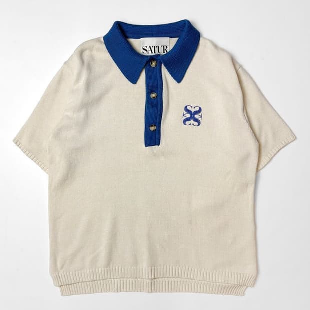 세터 SATUR 22ss 나폴리 소프트 코튼 폴로 니트 PN5191