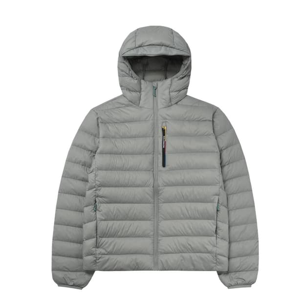 L XL 살로몬 엑스 퓨즈 후드 다운 패딩 라이트 그레이 미개봉 판매