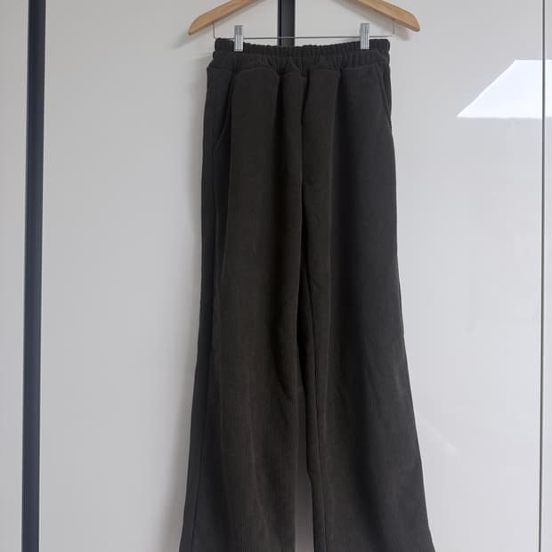 카키 기모코듀로이팬츠