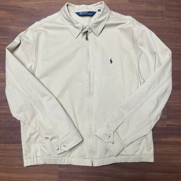 빈티지 폴로 블루종 L