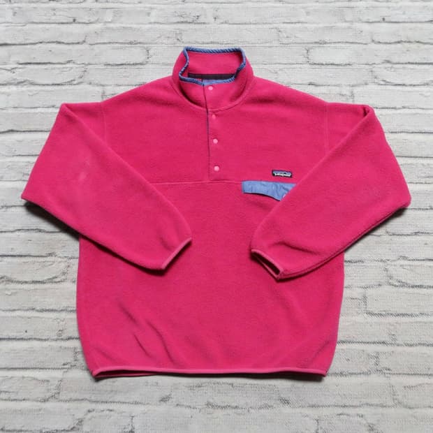 13FW 파타고니아 신칠라 스냅-T 플리스 핑크/라일락