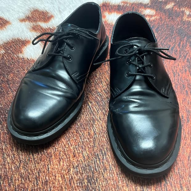 [280] 닥터마틴 1461 모노 블랙 3홀 더비 로퍼