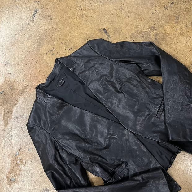 [정품/6] 띠어리 블랙 양가죽자켓 b10