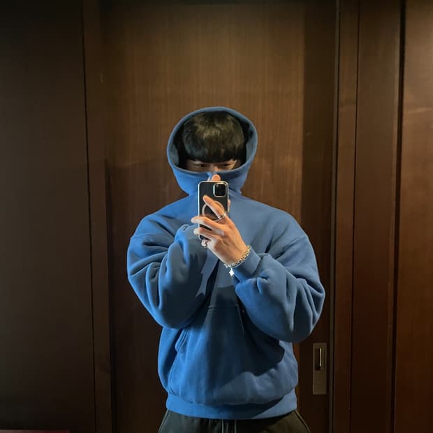 [XL,110] 벨루어 가먼츠 1000 Gsm 후디