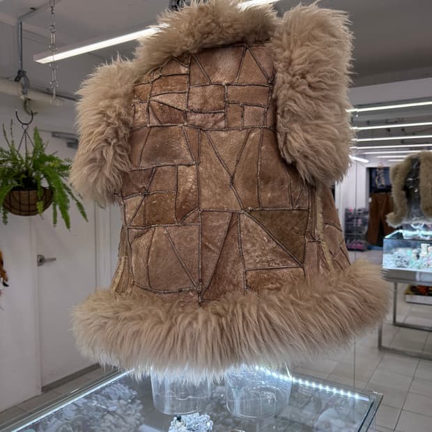 real leather shearling jacket