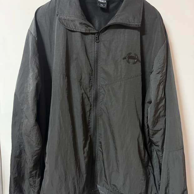 HDEX 블랙 나일론 바람막이 자켓 에어메쉬 2XL 오버핏