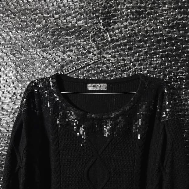 디젤 스팽글 니트