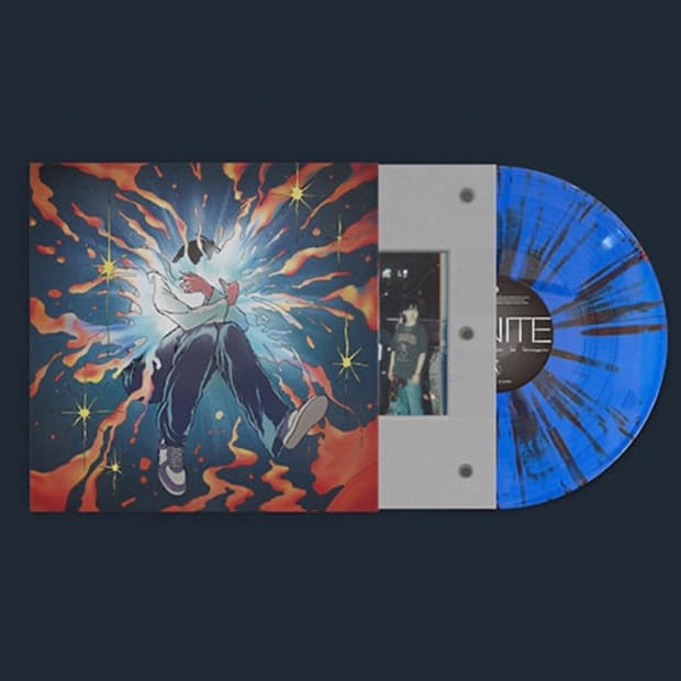 [미개봉] 유다빈밴드 ignite LP 블루 스플래터