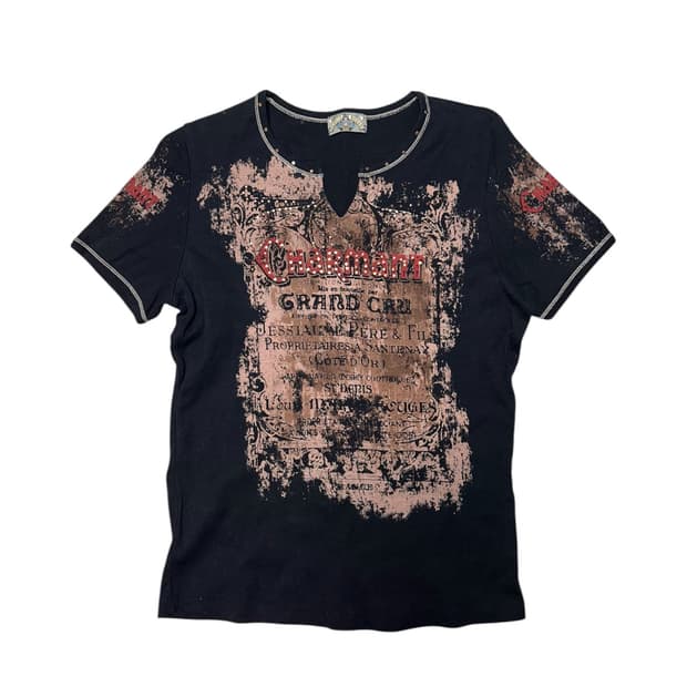 빈티지 프린팅 반팔