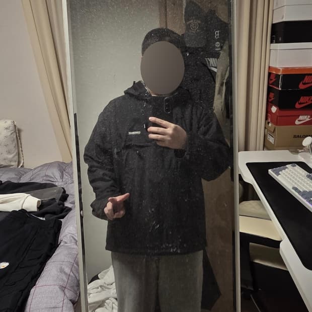 커버낫x리복 아노락 XL