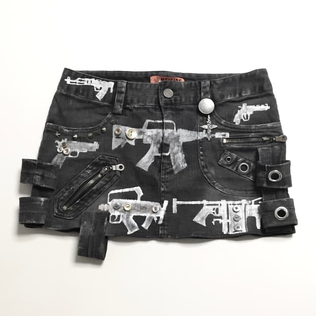 Zentow custom washing mini skirt 