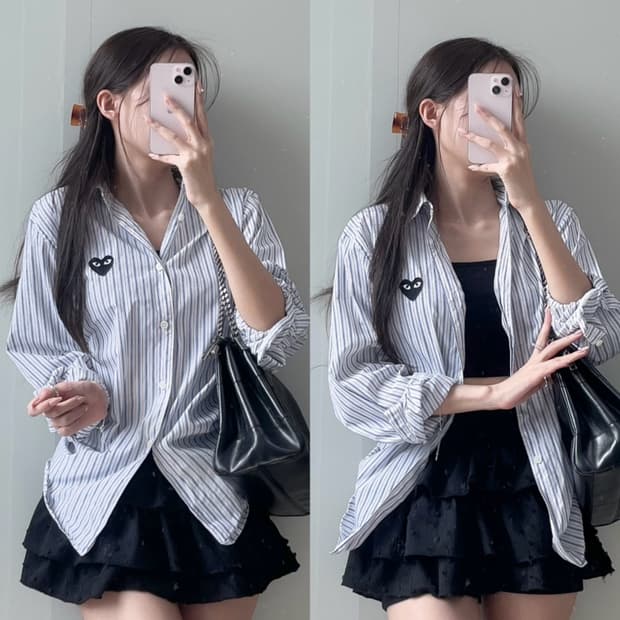 꼼데가르송 셔츠