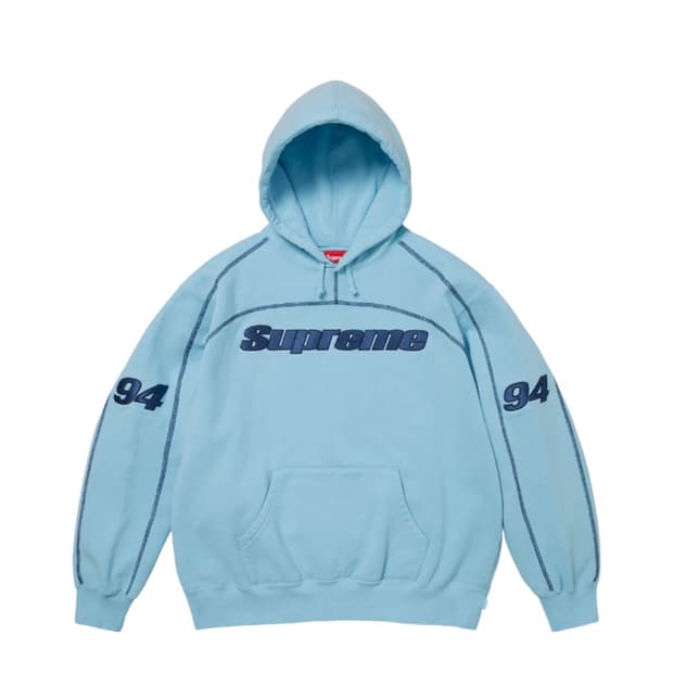Supreme 오버로크 후드 스웻셔츠 L 새상품