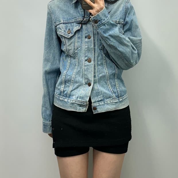 리바이스 레드탭 워싱 데님 자켓
