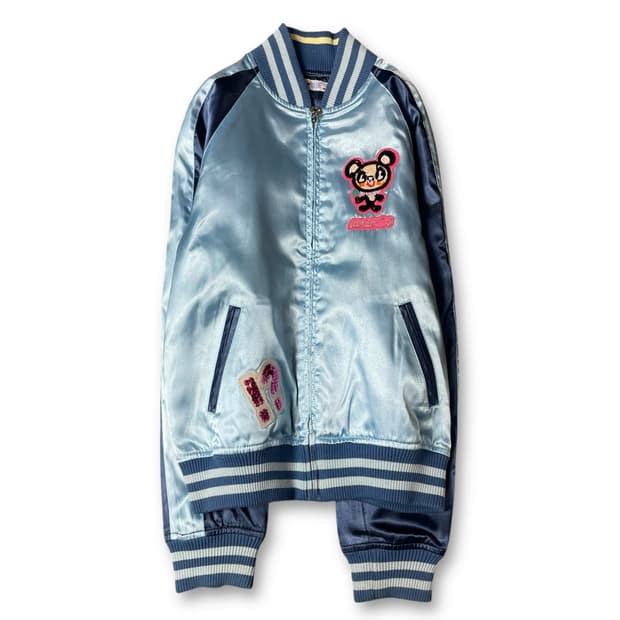 엔젤블루 키즈 블루 스팽글 스카잔 M