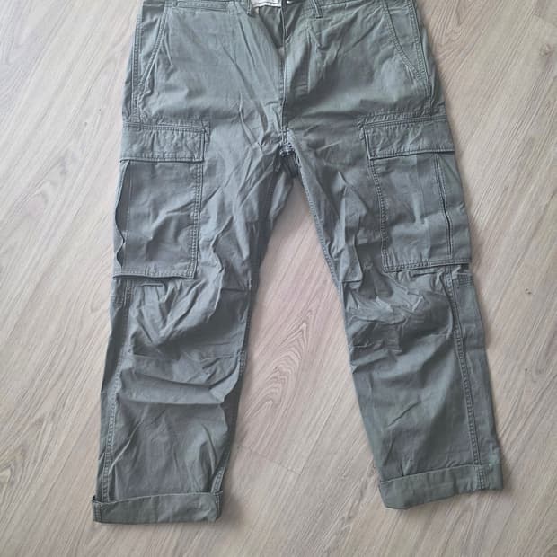 RRL 포플린 카고 팬츠